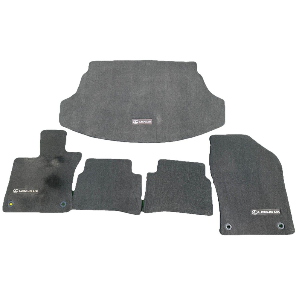 OEM Lexus UX 2019-2025 Carpeted Floor Mats and Cargo Liner - Set of 5